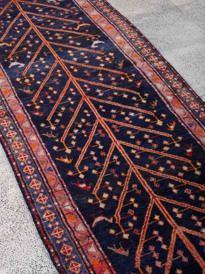Persian Hamadan Runner Rug | 3' 1” x 8' 9"