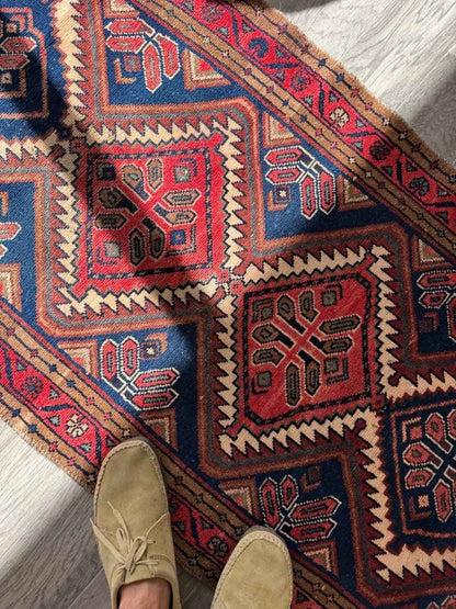 Persian Hamedan Rug | 2' 7" x 5' 1"