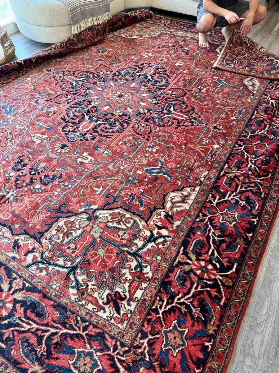 Persian Heriz Rug | 9' 8" x 13'