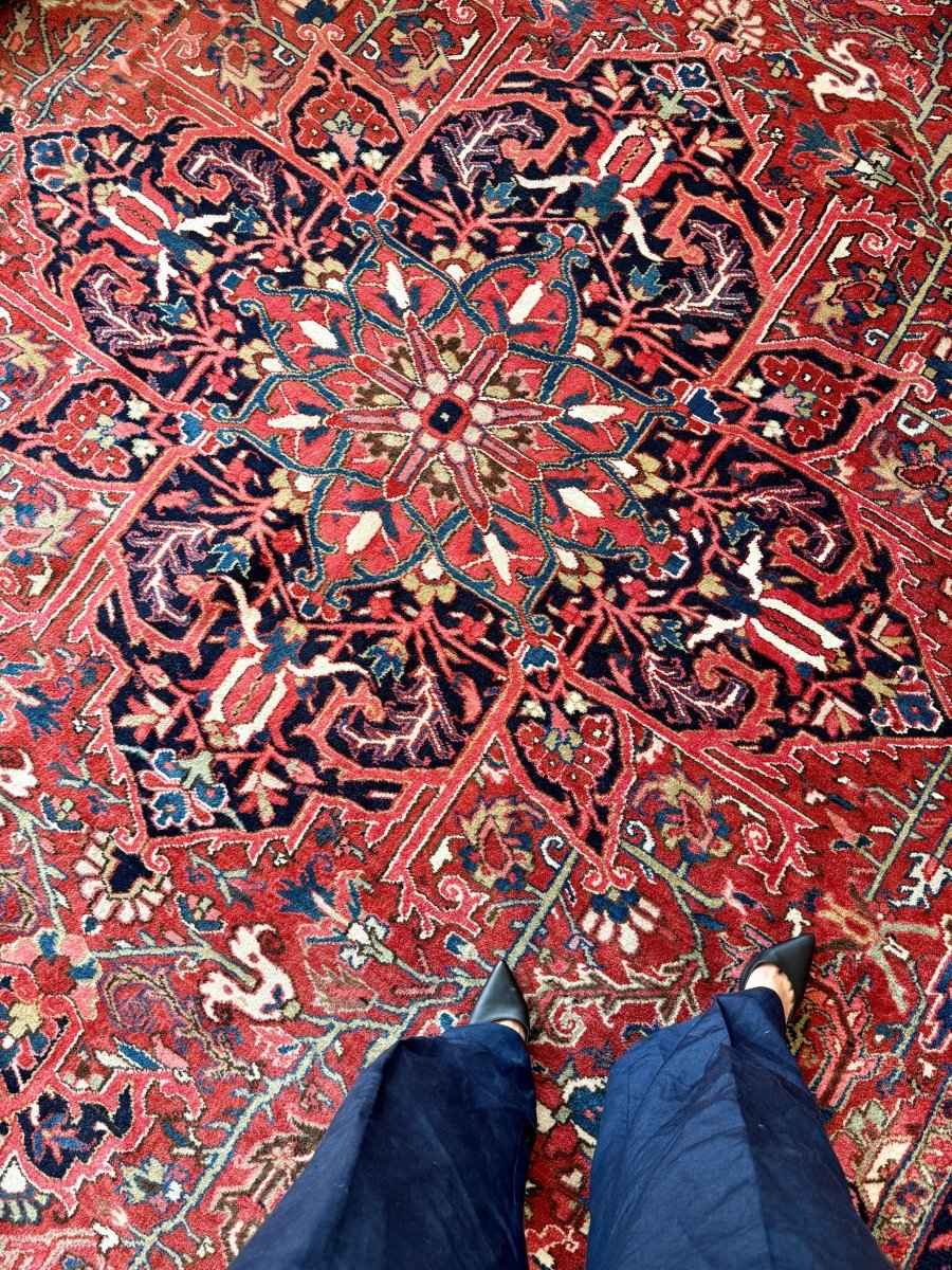 Persian Heriz Rug | 9' 8" x 13'