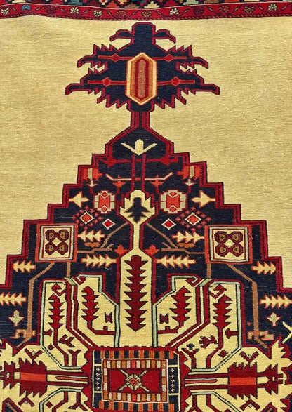 Persian Heriz Suzani Soumak | 4' 1" x 7'