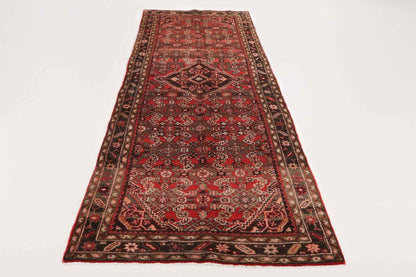 Persian Hosseinabad Runner Rug | 3' 8" x 10' 9"