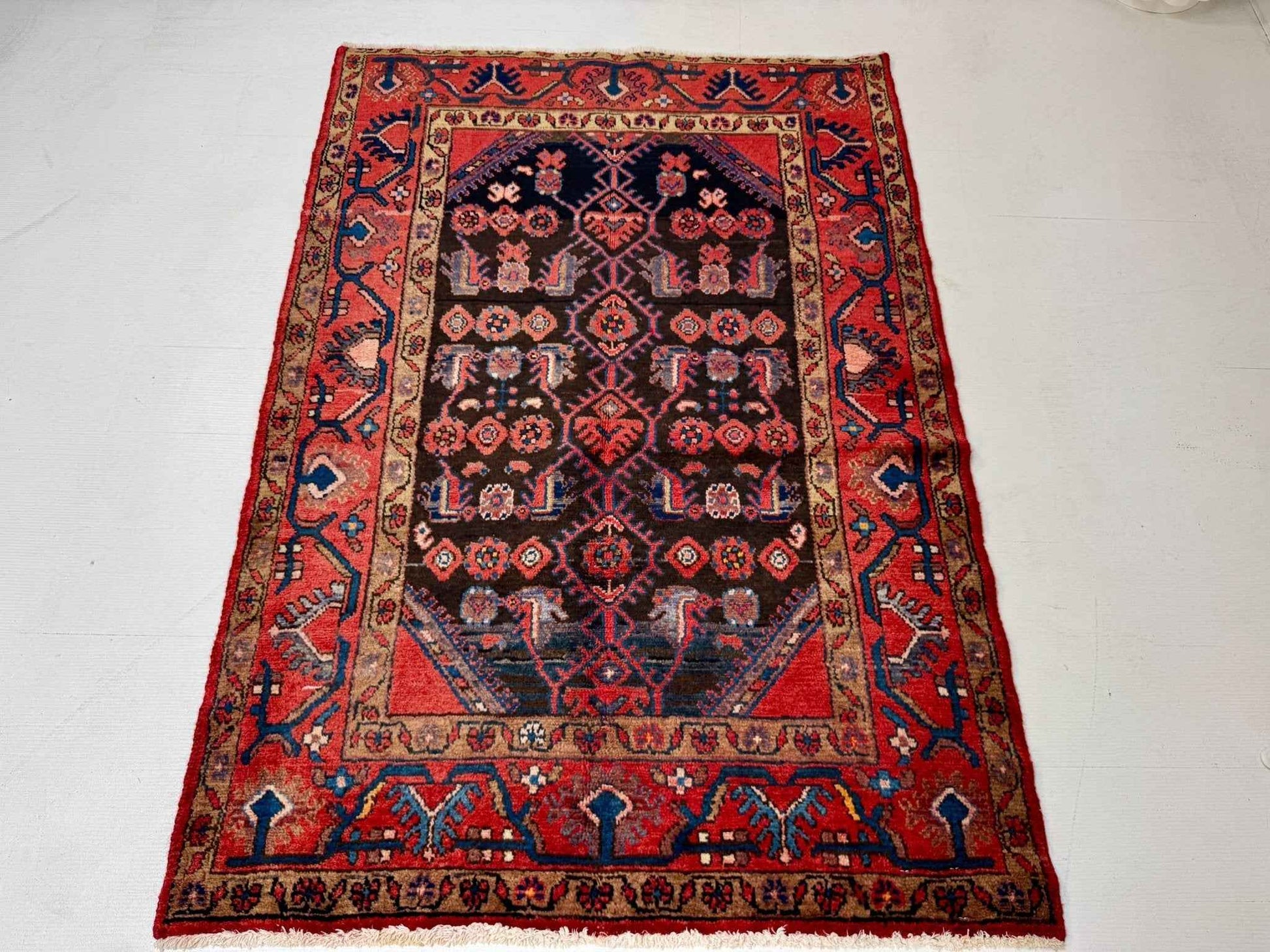 Persian Jozan Rug | 3' 5” x 4' 11"