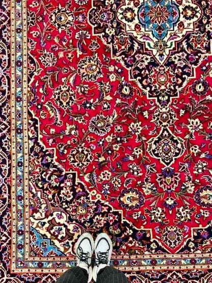 Persian Kashan Rug | 12' x 8' 4"