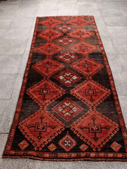 Persian Lori Runner Rug | 3' 3” x 8' 9"
