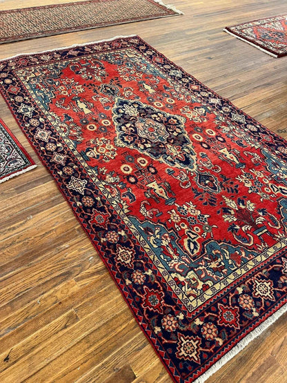 Persian Mahal Rug | 8’ 9” x 4’ 11”