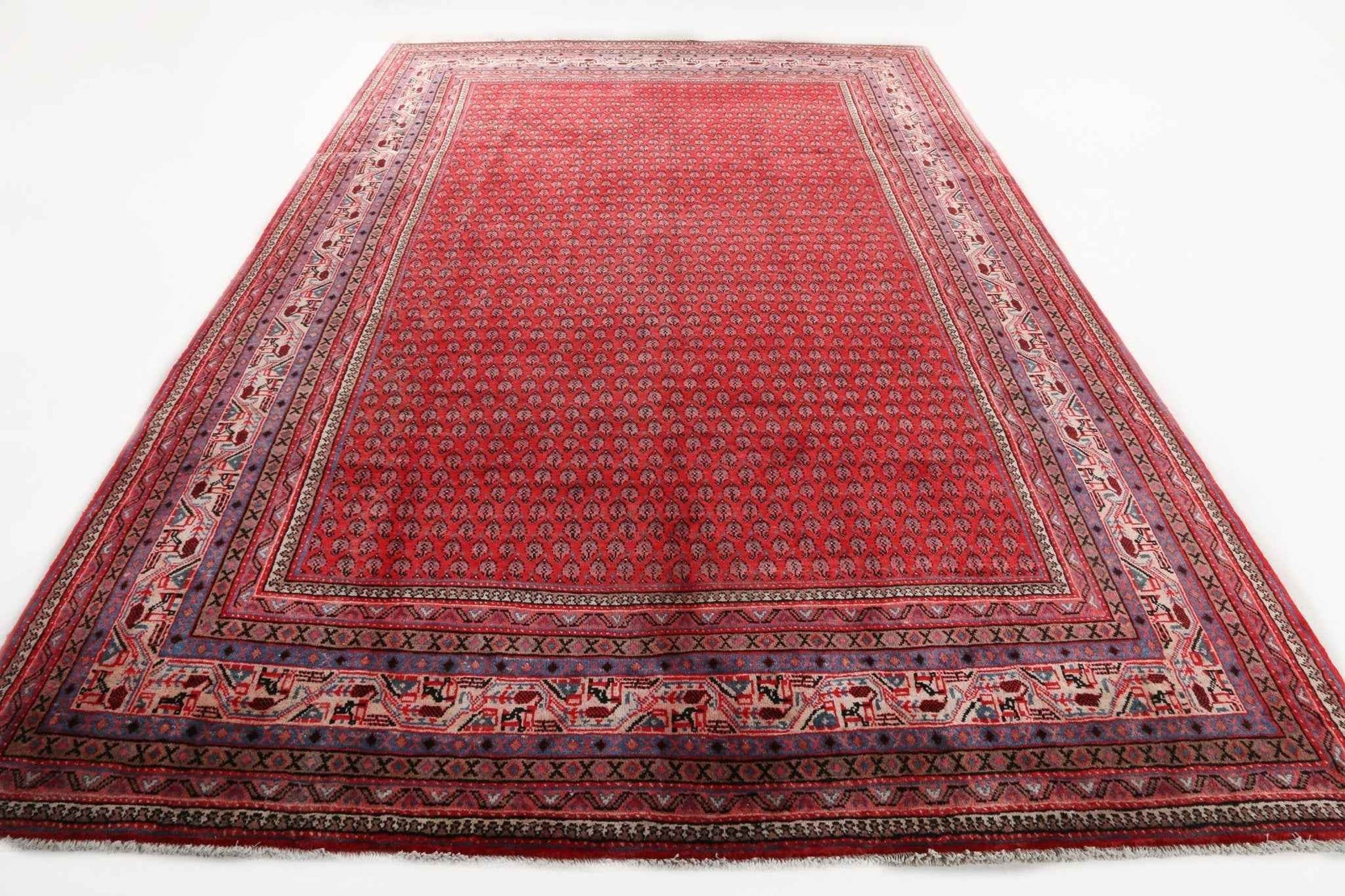 Persian Mir Boteh Rug | 7' 6" x 11' 4"