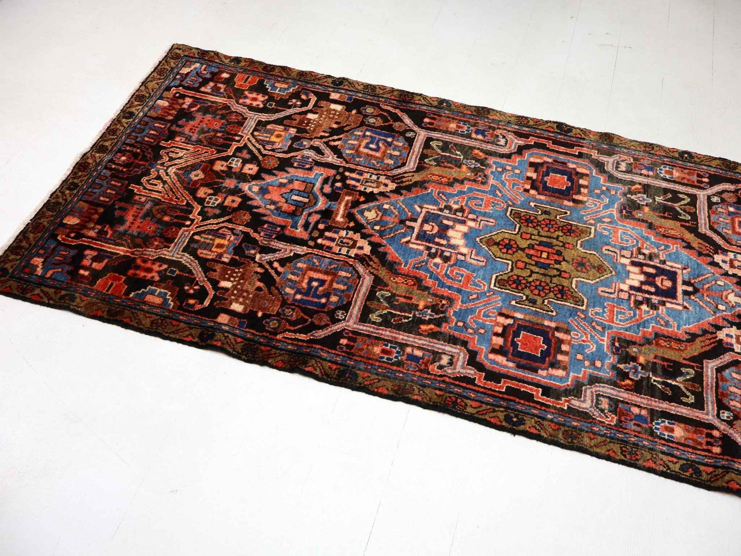 Persian Nahavand Runner Rug | 3' 5” x 8' 4"