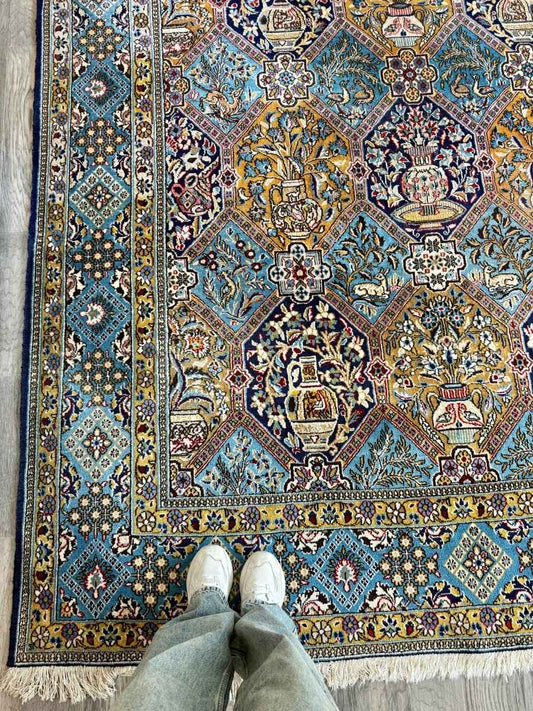 Persian Qum Rug | 7' 3" x 11' 2"