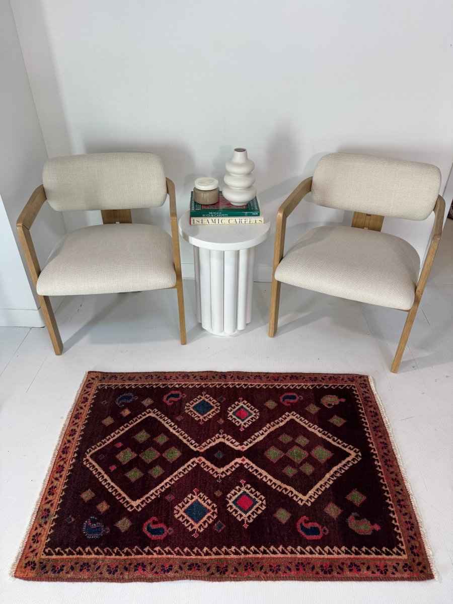 Persian Sirjan Rug | 2' 8" x 4’