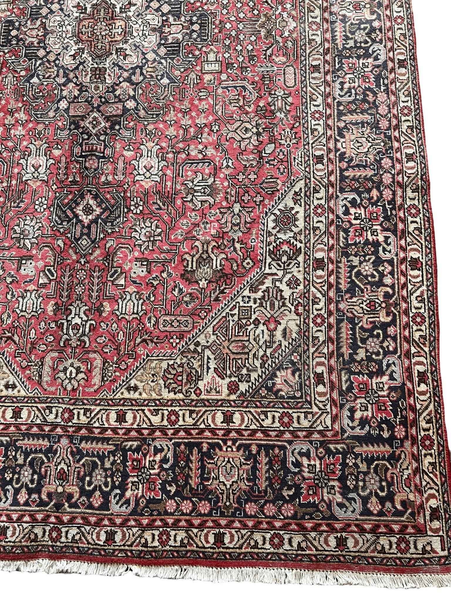 Persian Tabriz Azarshahr Rug | 9’ 8” x 6’ 4”