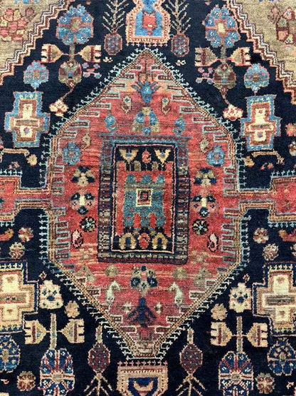 Persian Zanjan Rug | 4' x 6' 5"