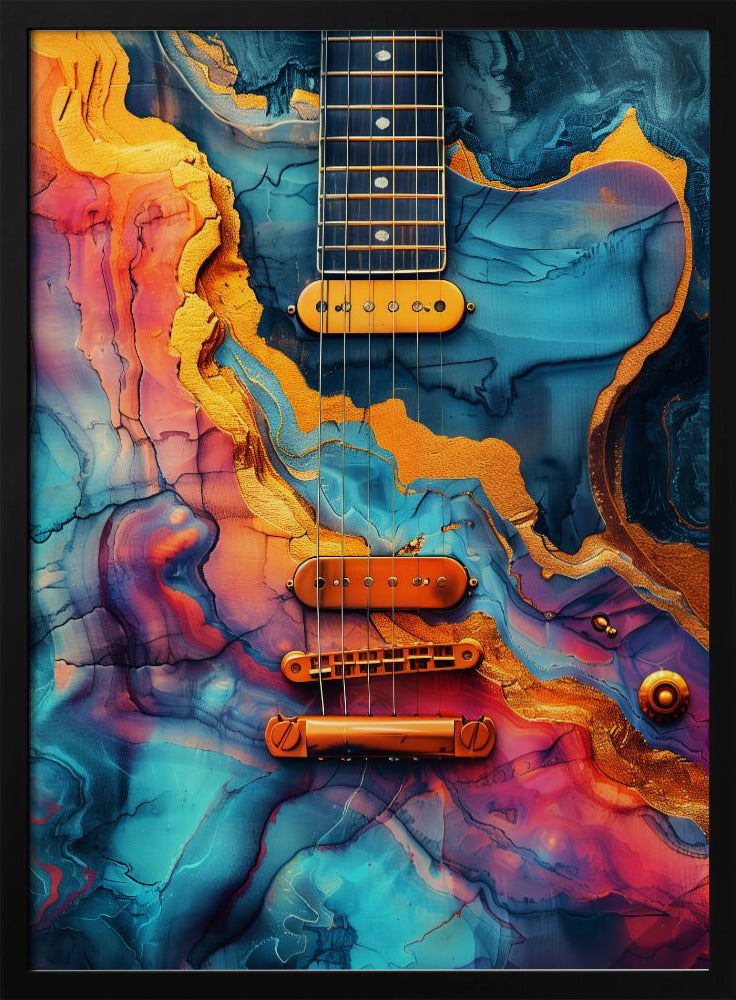Music Guitar 3 Canvas Print