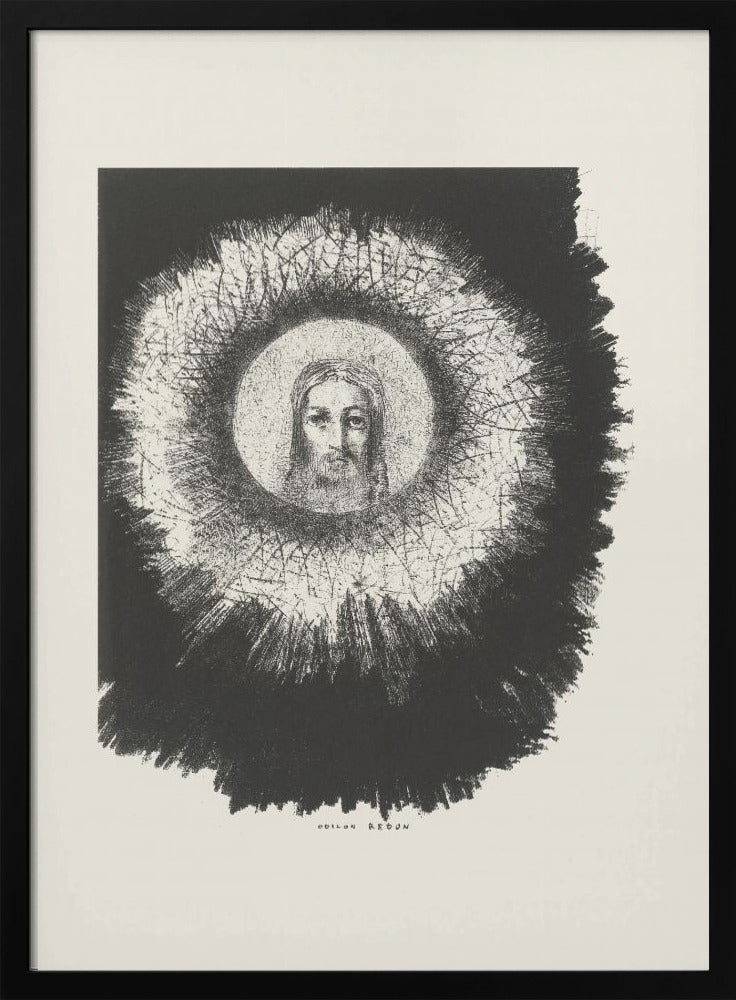 Wandkunst Und das Antlitz Christi leuchtete in der Sonnenscheibe