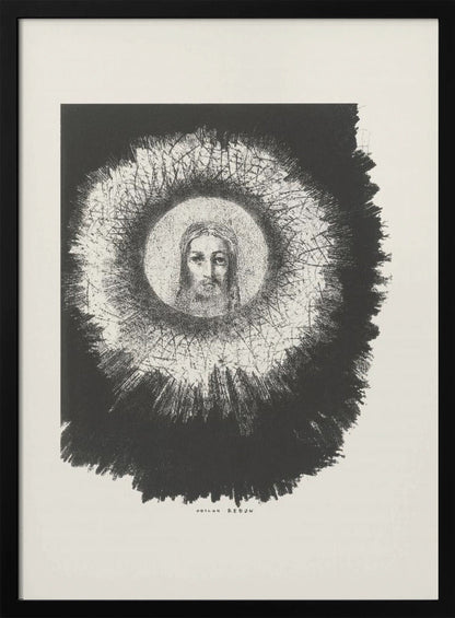 Wandkunst Und das Antlitz Christi leuchtete in der Sonnenscheibe
