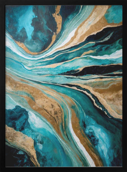 Wall art Flowing Through Time