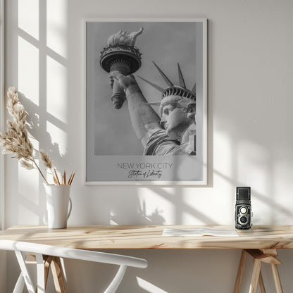In focus: NEW YORK CITY Statue of Liberty in detail
