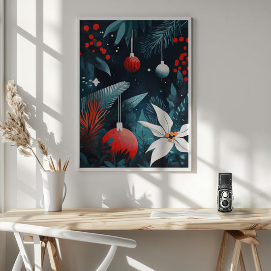 Wandbild Weihnachtsabend Leinwandbild