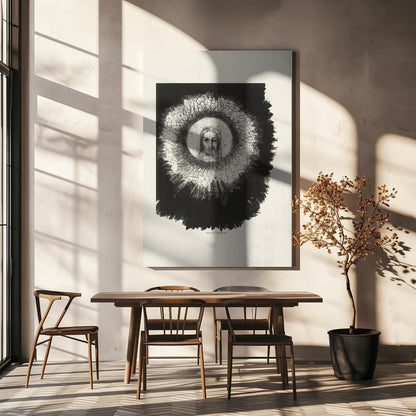 Wandkunst Und das Antlitz Christi leuchtete in der Sonnenscheibe