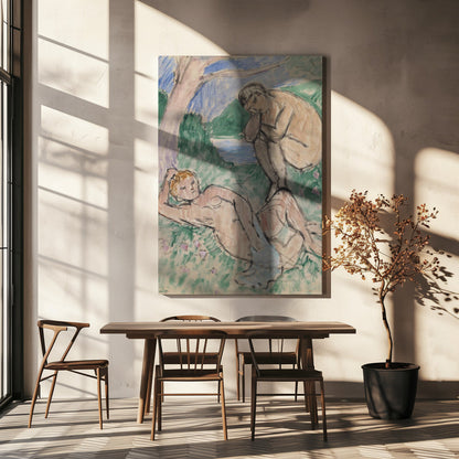 Wall art Baigneurs