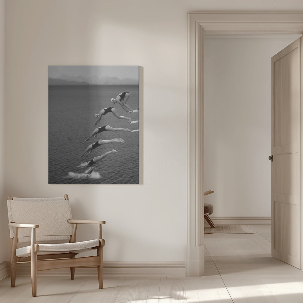Wall art The beauty of diving