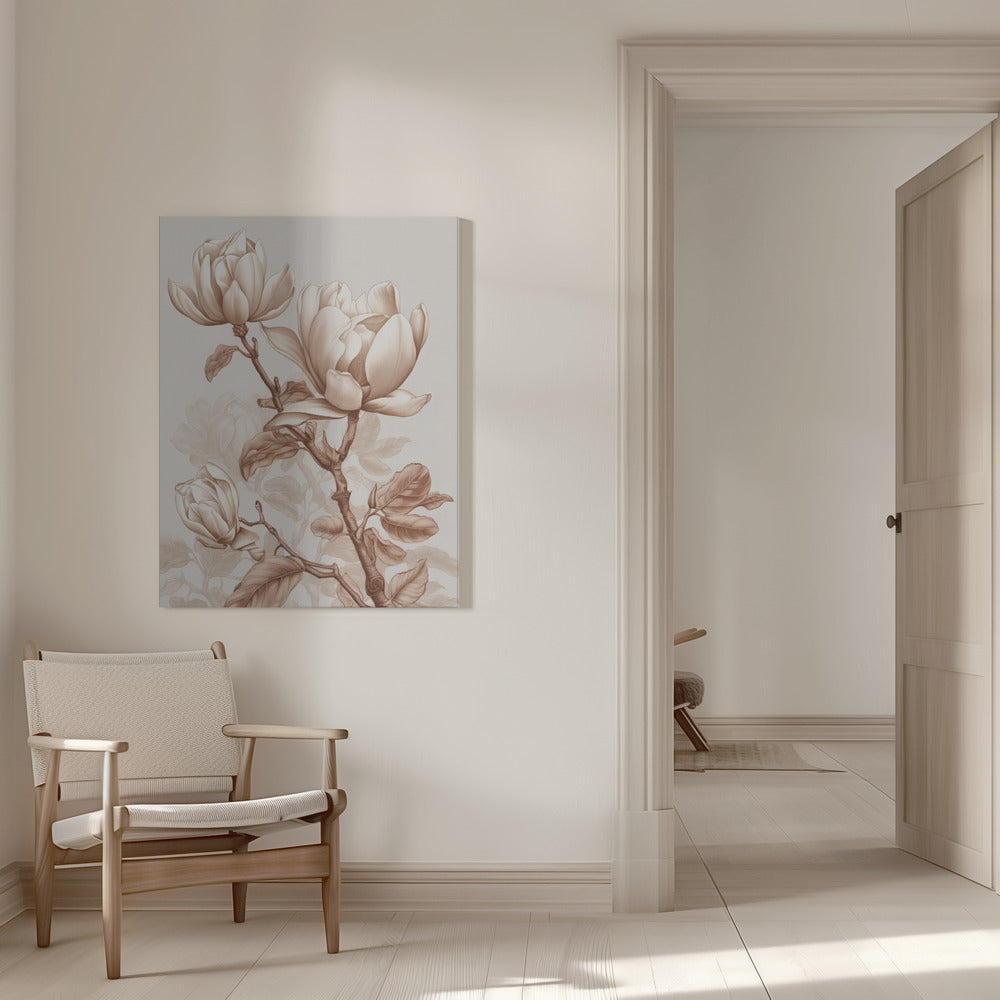Beige Flowers 3