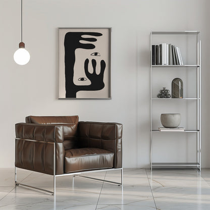 Wall art Abstract Face No2.