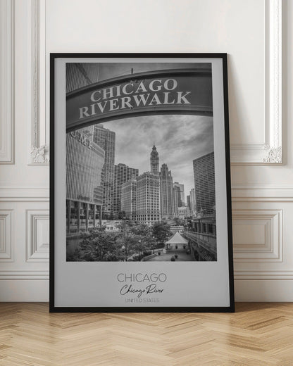 Wall Art CHICAGO Riverwalk