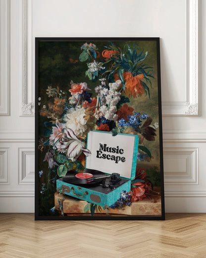 Wall art Music Escape Canvas Print