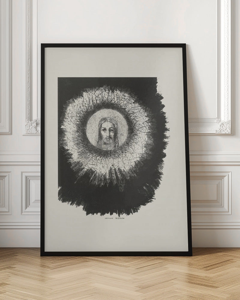 Wandkunst Und das Antlitz Christi leuchtete in der Sonnenscheibe