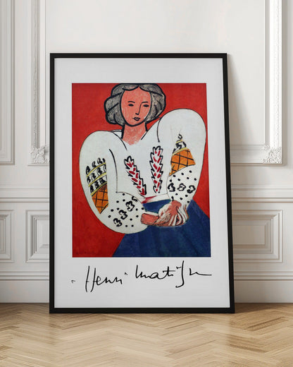 Wall art Henri Matisse, La Camicetta Romena, 1940
