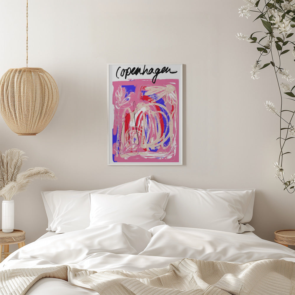 Wall art Copenhagenabstract5 Size24x36