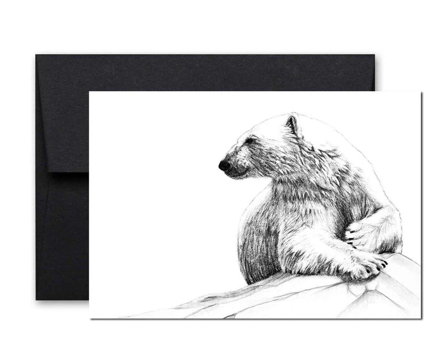 Polar Bear Smiling Greeting Card