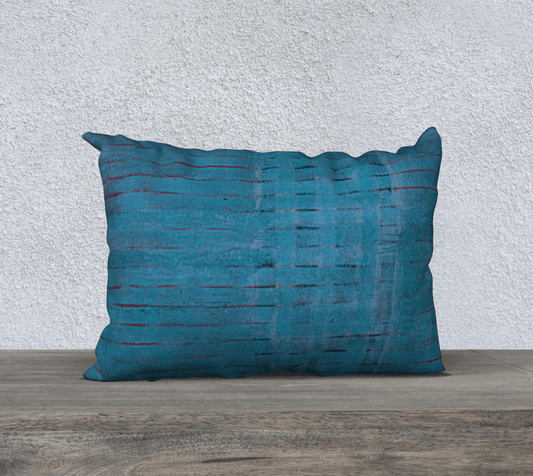 Throw Pillow Cover | 20 x 14 | Blues