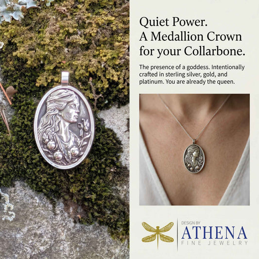 Hera Pendant – Queen of Olympus Medallion Necklace