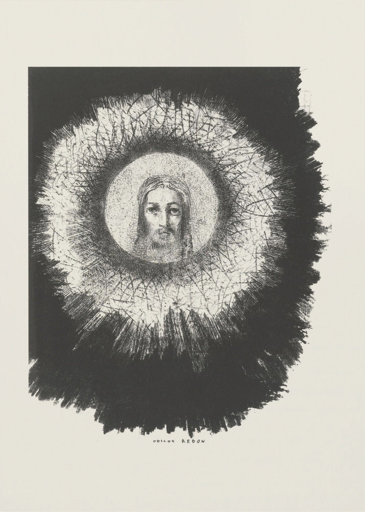 Wandkunst Und das Antlitz Christi leuchtete in der Sonnenscheibe