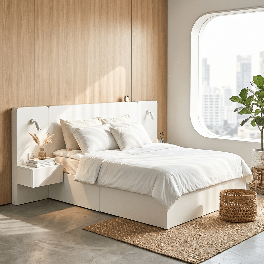 Rander 3-Piece Bedroom Set with Integrated Power & Reading Lamp