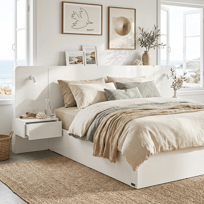 Rander Hotel Smart Bedroom Combo with Power Outlet & Reading Light