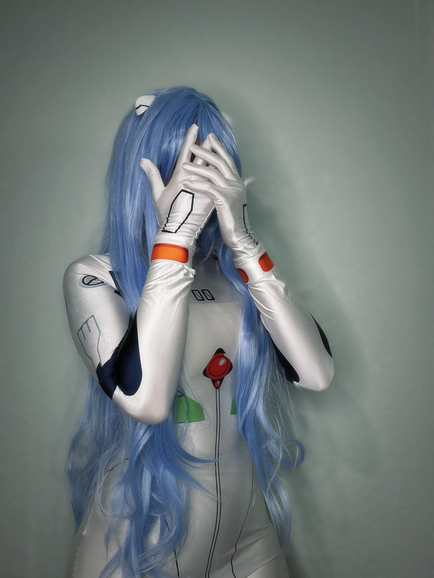 Anime Style Spandex Cosplay Bodysuit Plug Suit Halloween Costume Zentai