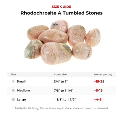 Rhodochrosite A Tumbled Stones