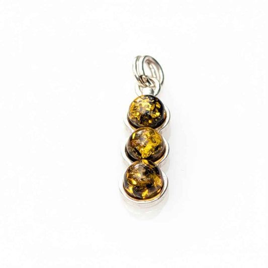 Forest Ray Pendant | Sterling Silver Baltic Amber | Tears of the Sun
