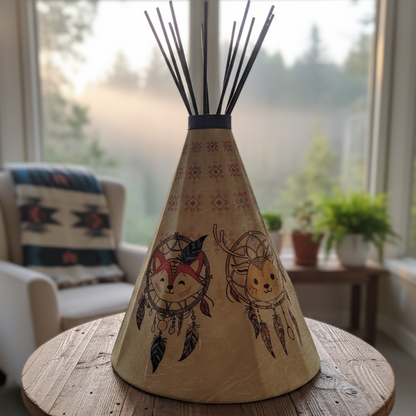 Little Dream Catcher Teepee Lamp