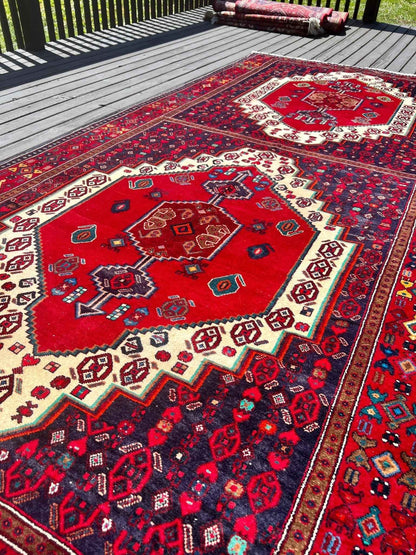 Rojan | 10' 2" x 4' 11" | Vintage Senneh Rug