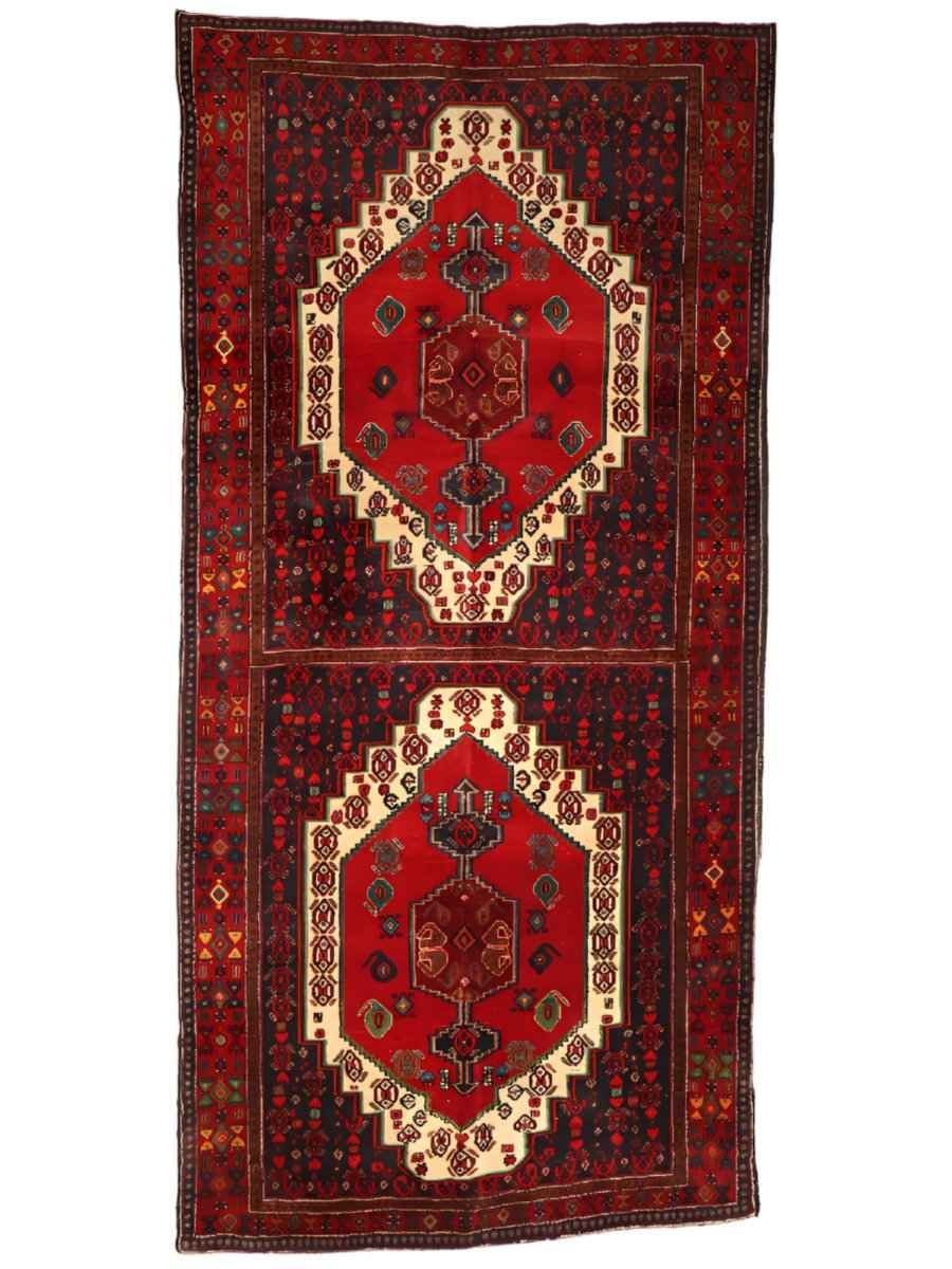 Rojan | 10' 2" x 4' 11" | Vintage Senneh Rug