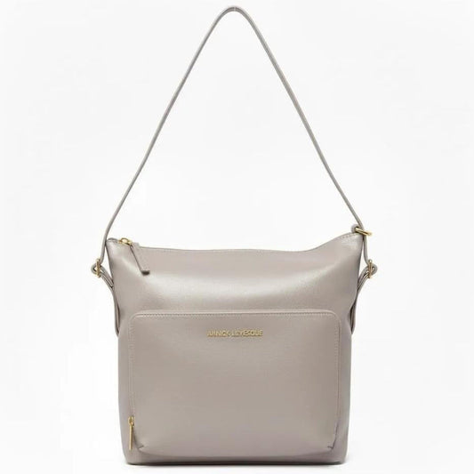 Sac à main en Cuir Transformable Perlé, Alexandra