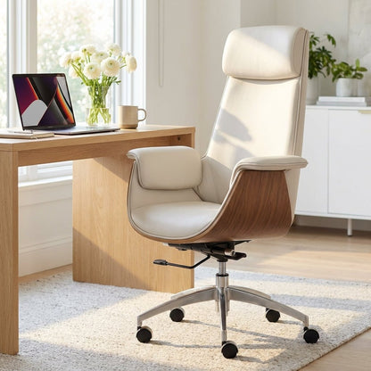 Salzburg Premium Leather Home Office Chair