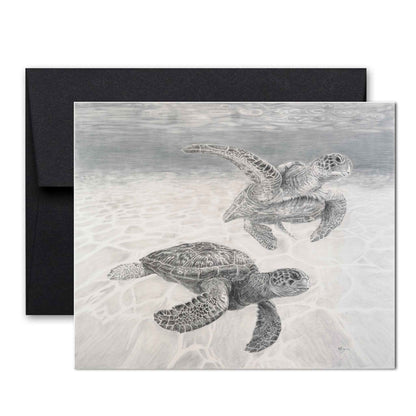Sea turtles Greeting Card