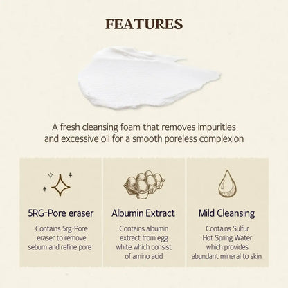 Skinfood Egg White Perfect Pore Cleansing Foam 150ml
