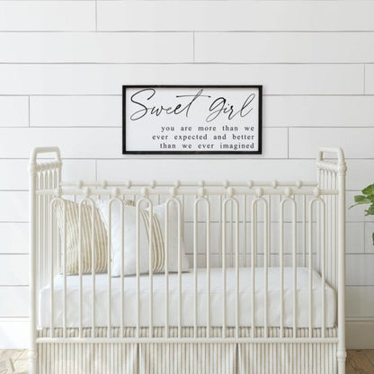 Sweet Girl Wood Sign