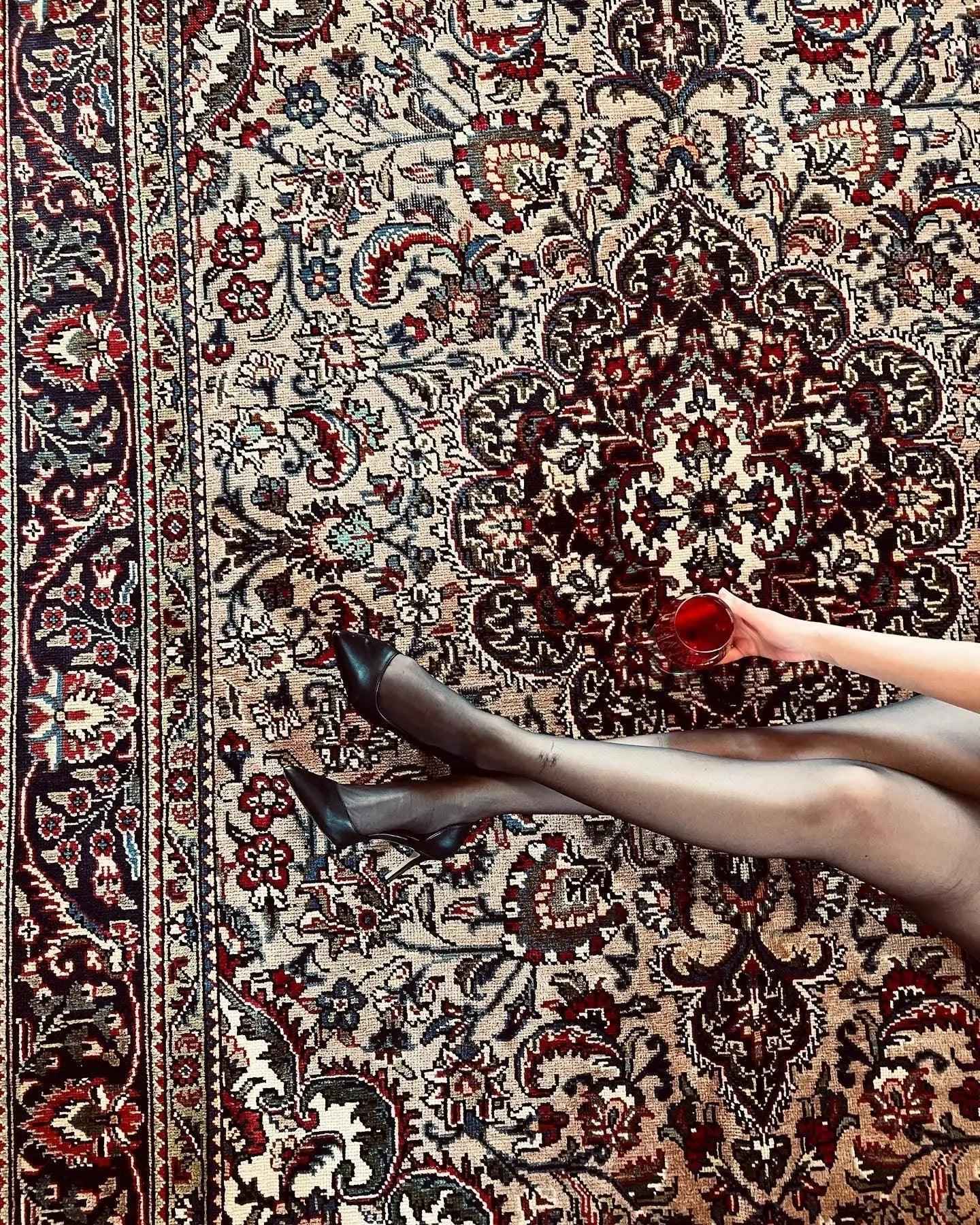 Persian Tabriz Rug | 9’ 5” x 6’ 4”